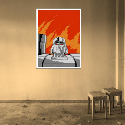 Megatron Generation 1 Classic Original Transformers Art Artwork Wall Art Print Poster