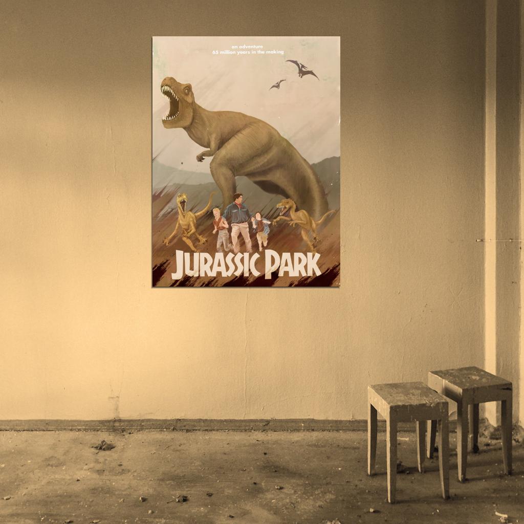 Jurassic Park Movie Art Artwork Wall Art Print Poster