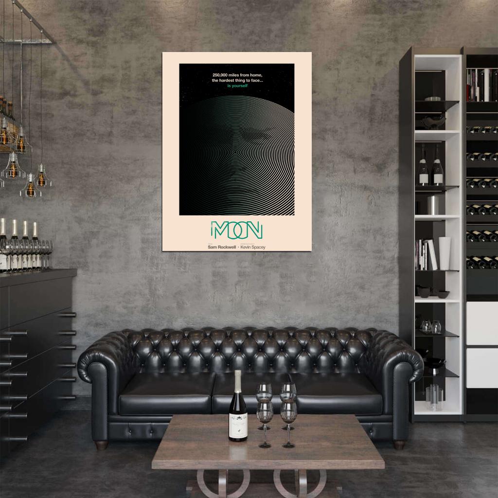 Moon 2009 Movie Sam Rockwell Art Artwork Wall Art Print Poster