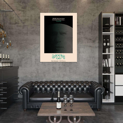 Moon 2009 Movie Sam Rockwell Art Artwork Wall Art Print Poster