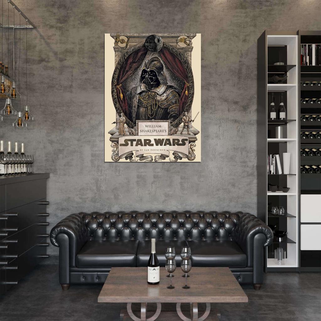 Darth Vader Steampunk Star Wars Art Artwork Wall Art Print Poster