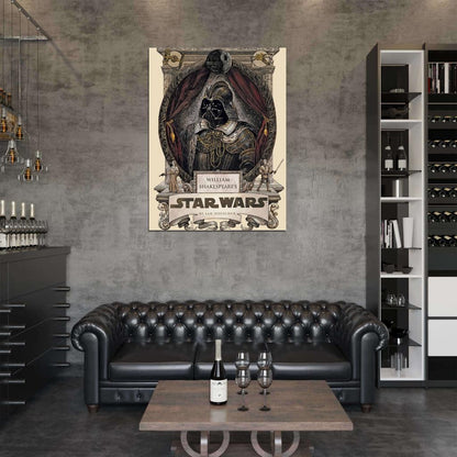 Darth Vader Steampunk Star Wars Art Artwork Wall Art Print Poster