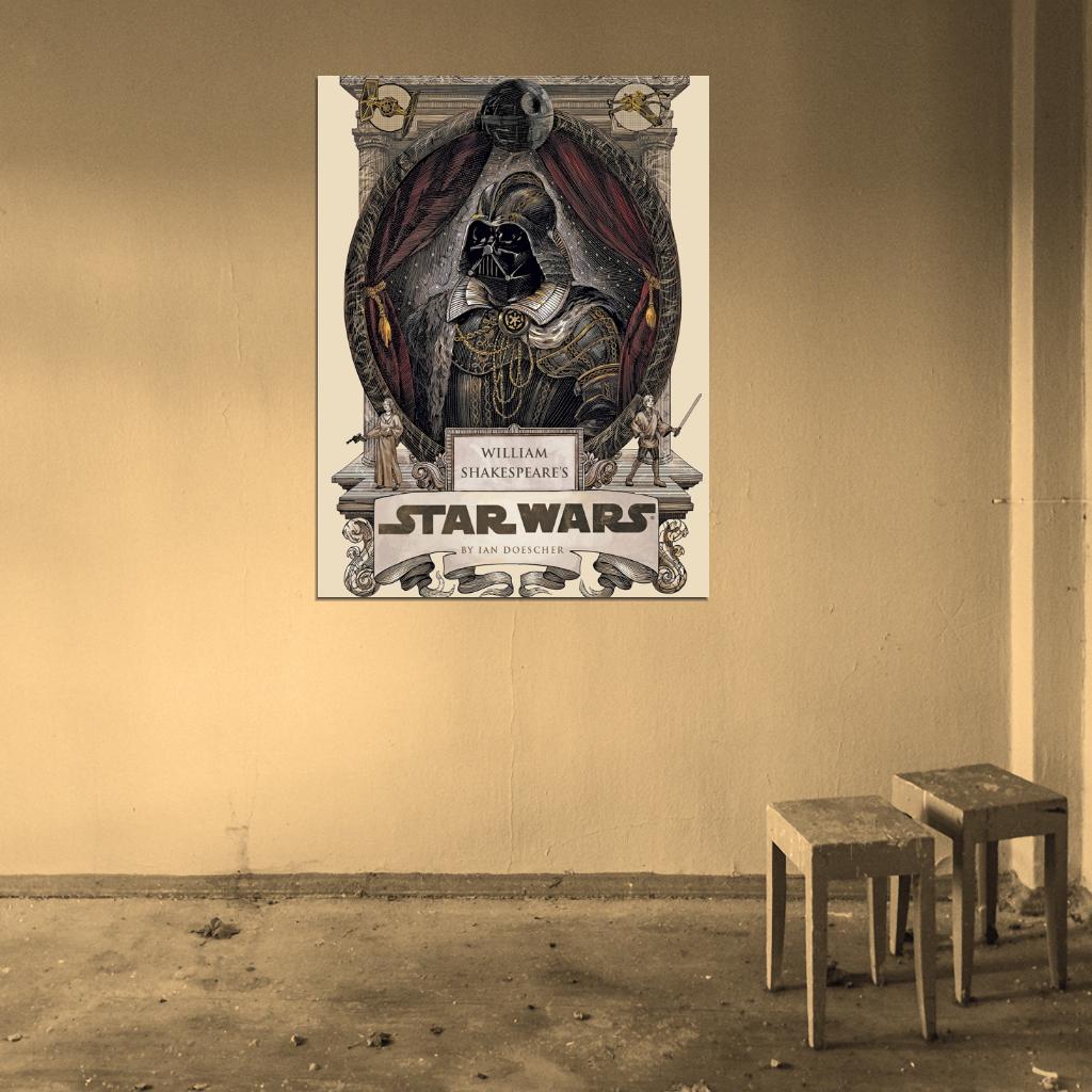 Darth Vader Steampunk Star Wars Art Artwork Wall Art Print Poster