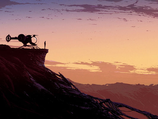 Oblivion Movie Sci-Fi Beautiful Landscape Sunset Art Artwork Wall Art Print Poster