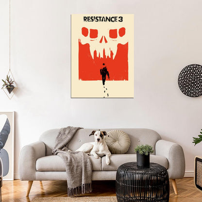 Resistance 3 Video Game Cool Art Artwork Wall Art Print Poster