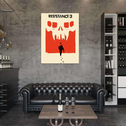 Resistance 3 Video Game Cool Art Artwork Wall Art Print Poster