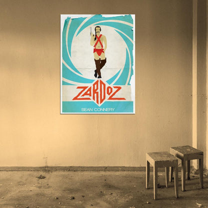 Zardoz Movie 1974 Sean Connery Vintage Cool Art Artwork Wall Art Print Poster