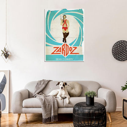 Zardoz Movie 1974 Sean Connery Vintage Cool Art Artwork Wall Art Print Poster