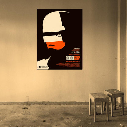 Robocop 1987 Classic Movie Gun Cool Art Artwork Wall Art Print Poster