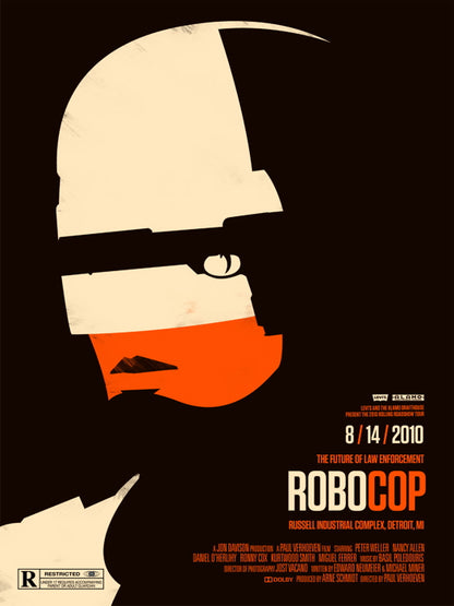 Robocop 1987 Classic Movie Gun Cool Art Artwork Wall Art Print Poster