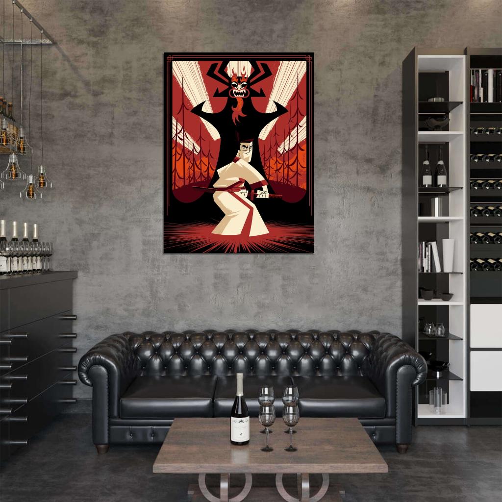 Samurai Jack Genndy Tartakovsky Amazing Cool Art Artwork Wall Art Print Poster