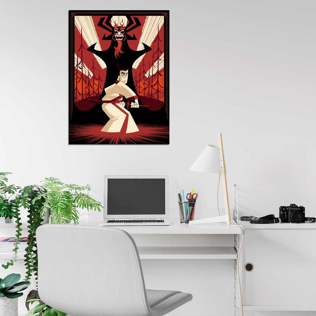 Samurai Jack Genndy Tartakovsky Amazing Cool Art Artwork Wall Art Print Poster