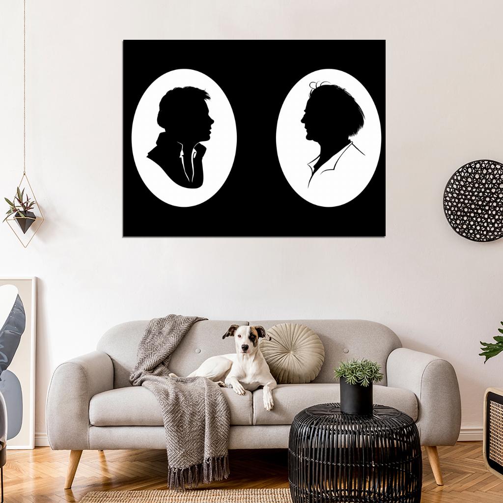 Back to the Future Marty McFly Doc Dr. Emmett Brown Movie Cool Art Artwork Wall Art Print Poster