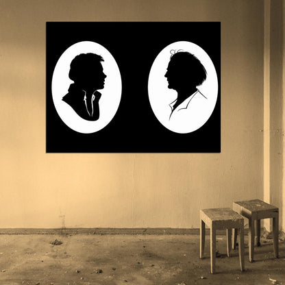 Back to the Future Marty McFly Doc Dr. Emmett Brown Movie Cool Art Artwork Wall Art Print Poster