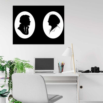 Back to the Future Marty McFly Doc Dr. Emmett Brown Movie Cool Art Artwork Wall Art Print Poster