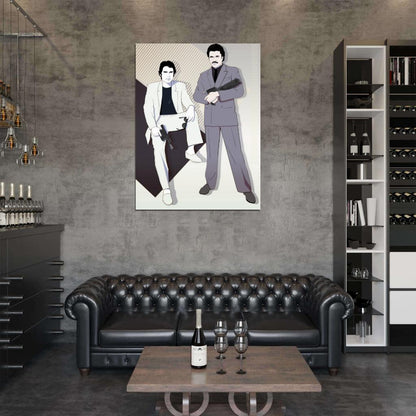 Han Solo Baron Lando Calrissian Star Wars Movie Cool Art Artwork Wall Art Print Poster