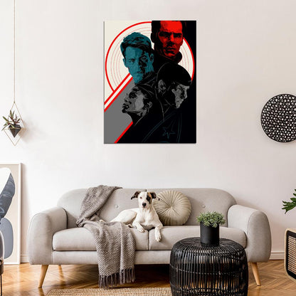 Star Trek Into Darkness Movie Cast Characters Amazing Art Artwork Wall Art Print Poster