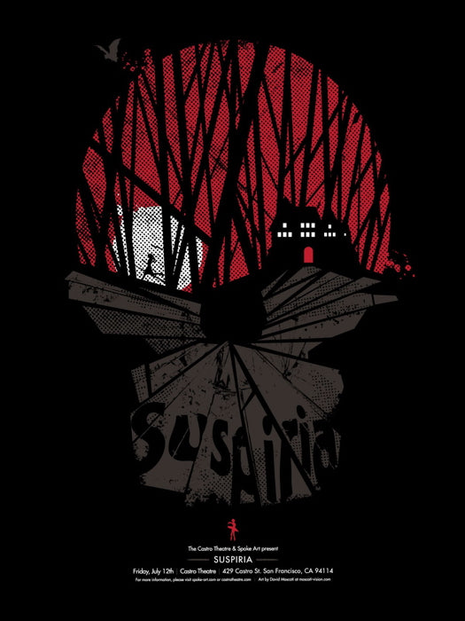 Suspiria Horror Retro Movie 1977 Art Artwork Wall Art Print Poster