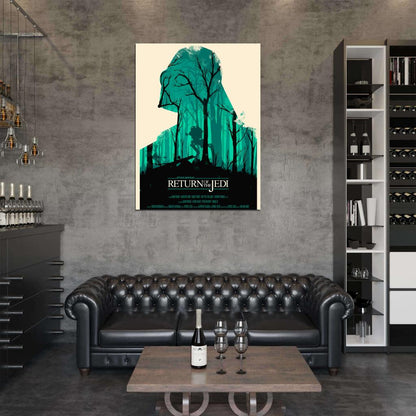 Star Wars Return of the Jedi Darth Vader AT-ST Art Artwork Wall Art Print Poster