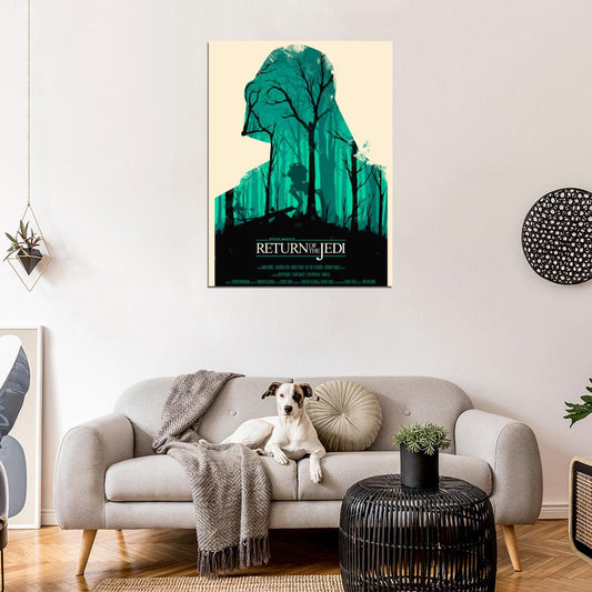 Star Wars Return of the Jedi Darth Vader AT-ST Art Artwork Wall Art Print Poster