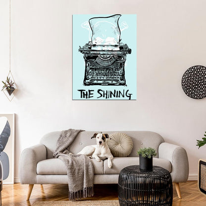 The Shining Movie Typewriter Redrum Cool Art Artwork Wall Art Print Poster