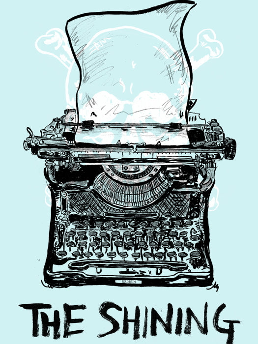 The Shining Movie Typewriter Redrum Cool Art Artwork Wall Art Print Poster