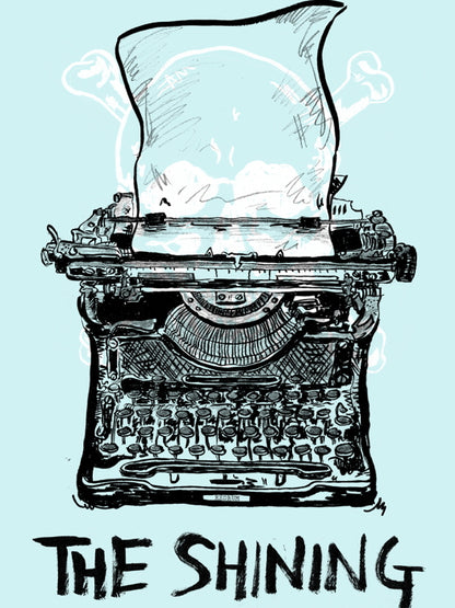 The Shining Movie Typewriter Redrum Cool Art Artwork Wall Art Print Poster