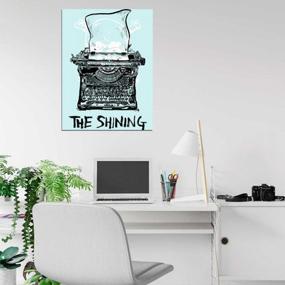 The Shining Movie Typewriter Redrum Cool Art Artwork Wall Art Print Poster