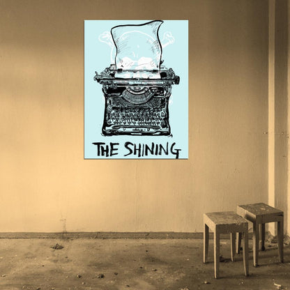 The Shining Movie Typewriter Redrum Cool Art Artwork Wall Art Print Poster