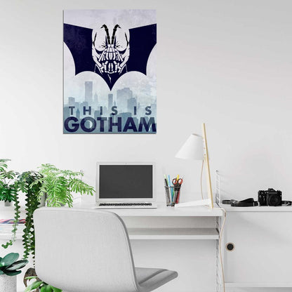 Dark Knight Gotham Bane Cool Art Artwork Wall Art Print Poster
