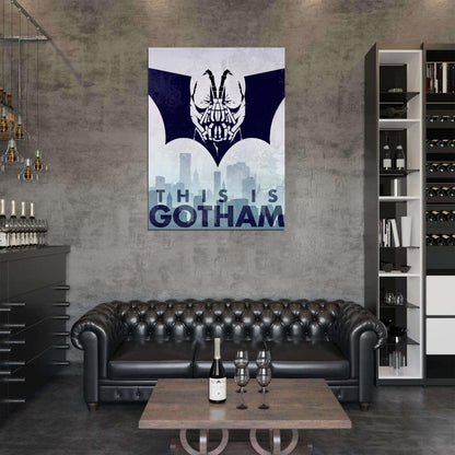 Dark Knight Gotham Bane Cool Art Artwork Wall Art Print Poster