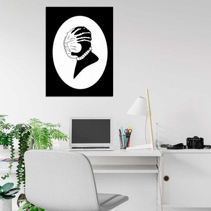 Alien Movie Facehugger Aliens BW Cool Art Artwork Wall Art Print Poster