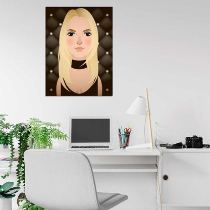 Britney Spears Music Singer Portrait Cool Art Artwork Wall Art Print Poster
