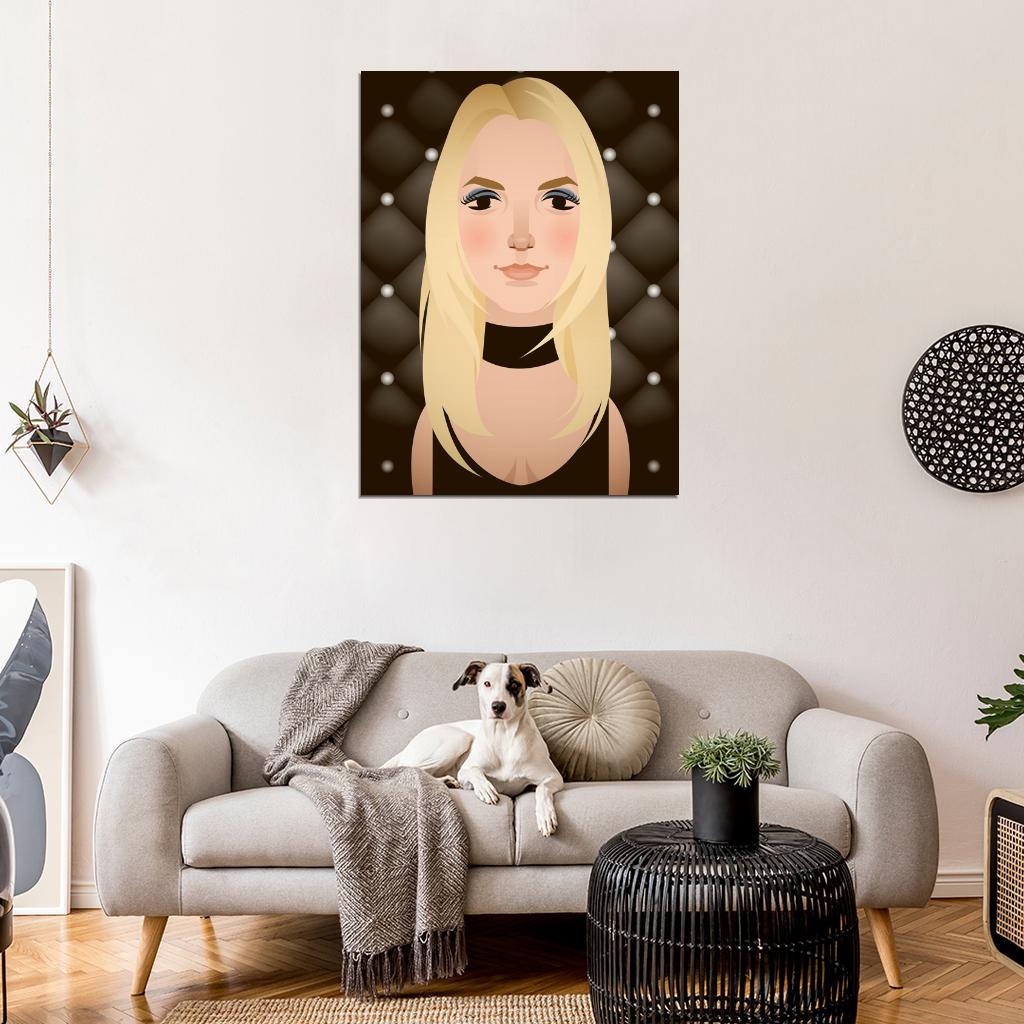 Britney Spears Music Singer Portrait Cool Art Artwork Wall Art Print Poster