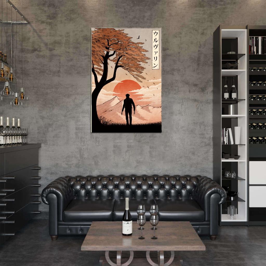 The Wolverine Japan Movie 2013 Japanese Cool Art Artwork Wall Art Print Poster