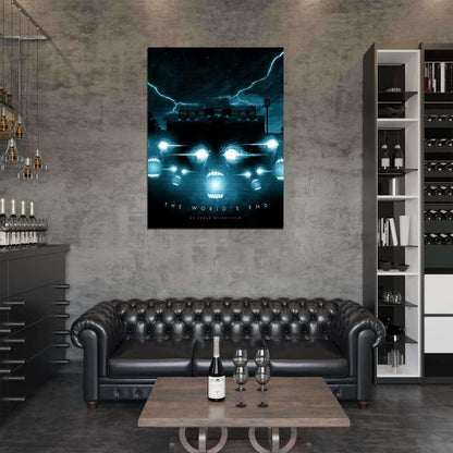 The World's End Movie 2013 Edgar Wright Aliens Cool Art Artwork Wall Art Print Poster