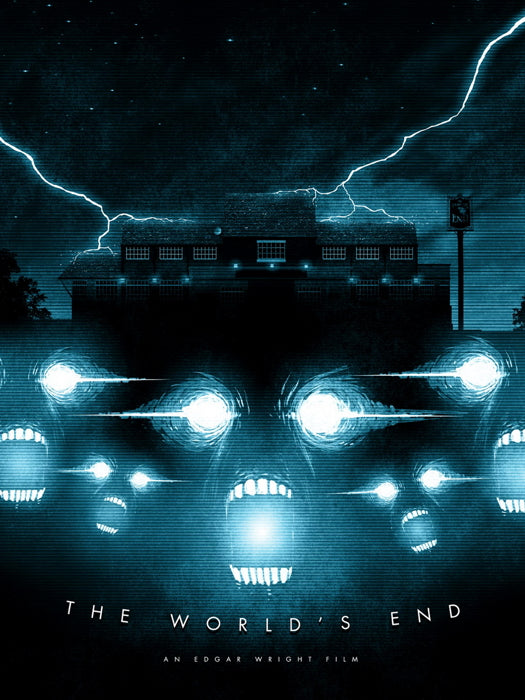 The World's End Movie 2013 Edgar Wright Aliens Cool Art Artwork Wall Art Print Poster