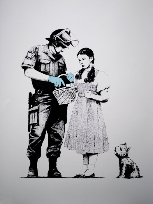 Banksy Stop and Search Cool Graffiti Street Art Wall Art Print Poster