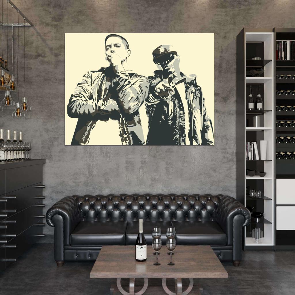 Eminem Royce Da 59 5 9 Rap Music Art Hip-Hop 2014 Wall Art Print Poster