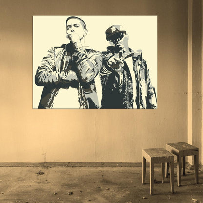 Eminem Royce Da 59 5 9 Rap Music Art Hip-Hop 2014 Wall Art Print Poster