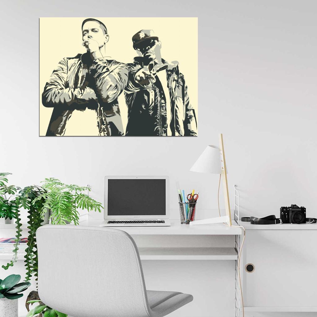 Eminem Royce Da 59 5 9 Rap Music Art Hip-Hop 2014 Wall Art Print Poster