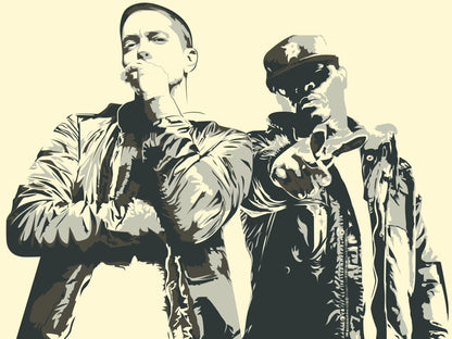 Eminem Royce Da 59 5 9 Rap Music Art Hip-Hop 2014 Wall Art Print Poster