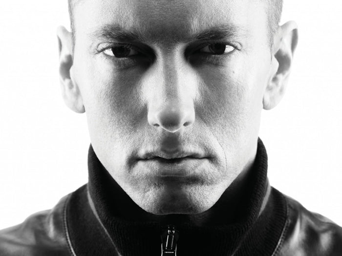 Eminem Portrait Face Marshall Bruce Mathers III Rap Music Art Hip-Hop 2014 Wall Art Print Poster