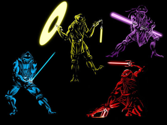 Teenage Mutant Ninja Turtles TMNT Cool Art Wall Art Print Poster