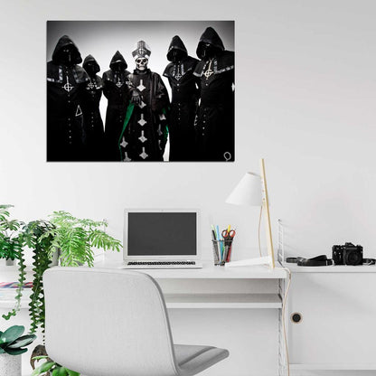 Ghost B.C. Papa Emeritus Nameless Ghouls Heavy Metal Hard Rock Band Wall Art Print Poster