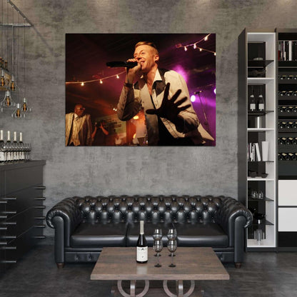 Macklemore Hip Hop Music Rap Stage Live Microphone Wall Art Print Poster