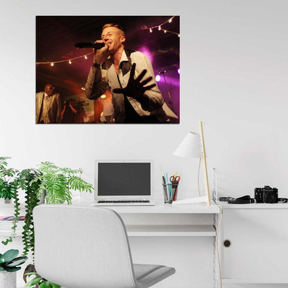 Macklemore Hip Hop Music Rap Stage Live Microphone Wall Art Print Poster