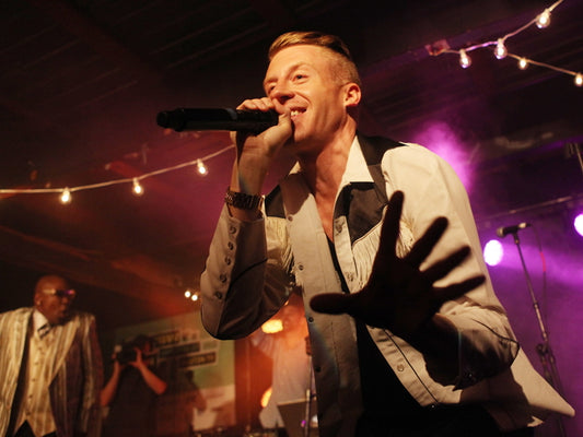 Macklemore Hip Hop Music Rap Stage Live Microphone Wall Art Print Poster