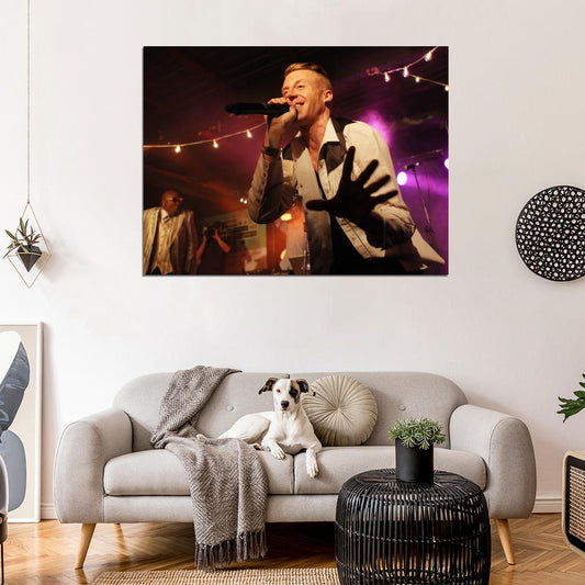 Macklemore Hip Hop Music Rap Stage Live Microphone Wall Art Print Poster