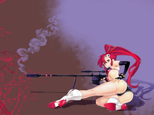 Yoko Rifle Tengen Toppa Gurren Lagann TTGL Hot Sexy Butt Anime Wall Art Print Poster